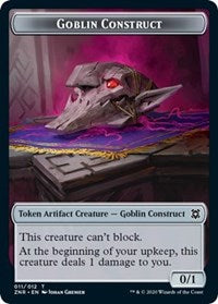 Goblin Construct // Kor Warrior Double-Sided Token [Zendikar Rising Tokens] | Gamers Paradise