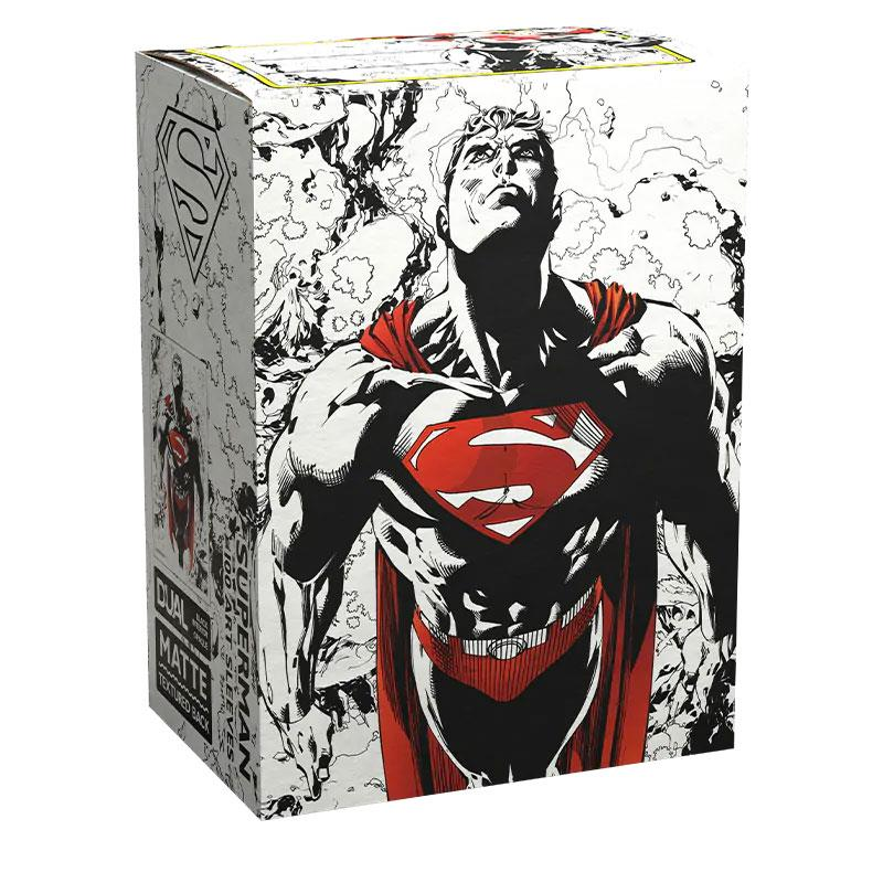 Dragon Shield: Standard 100ct Art Sleeves - Superman Core (Dual Matte) | Gamers Paradise