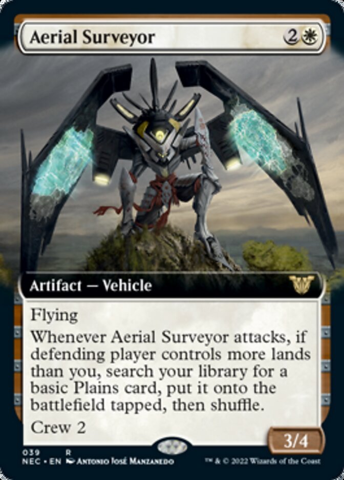 Aerial Surveyor (Extended Art) [Kamigawa: Neon Dynasty Commander] | Gamers Paradise