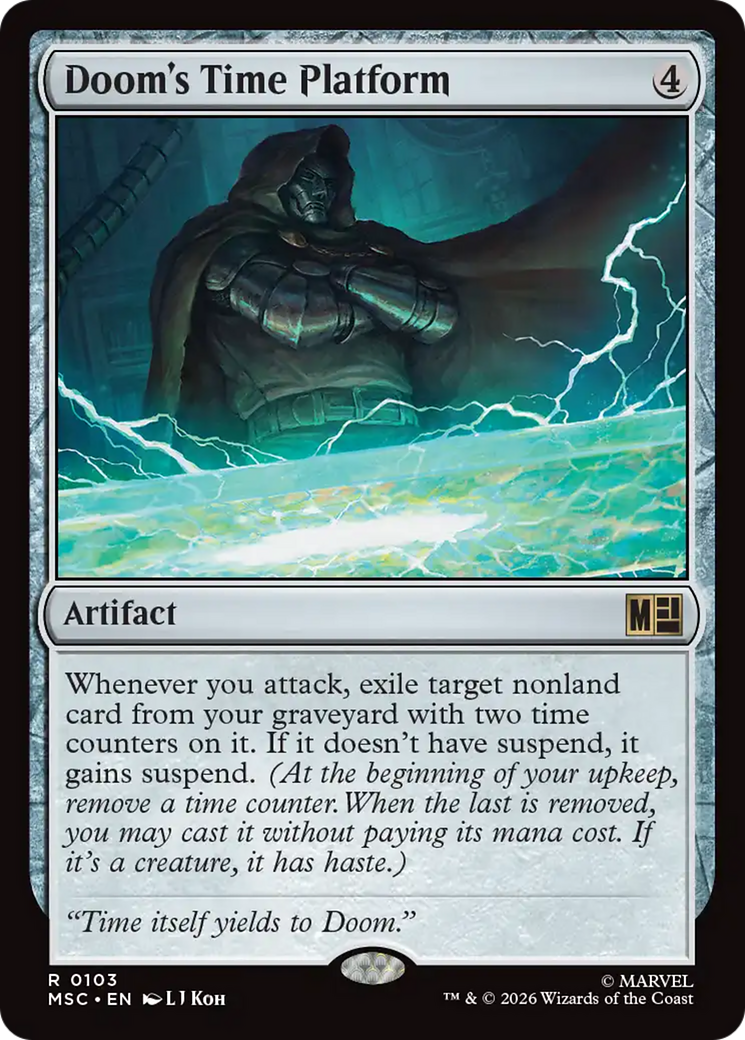 Doom's Time Platform (Surge Foil) [Marvel Super Heroes Commander] | Gamers Paradise