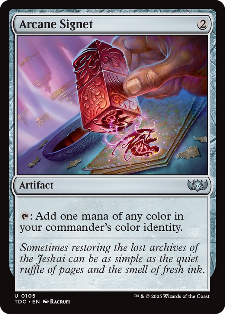 Arcane Signet [Tarkir: Dragonstorm Commander] | Gamers Paradise