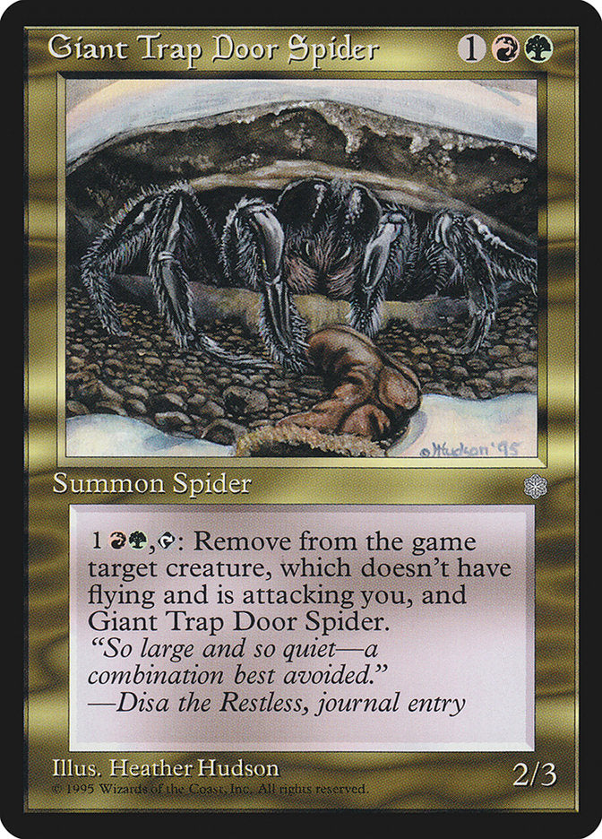 Giant Trap Door Spider [Ice Age] | Gamers Paradise