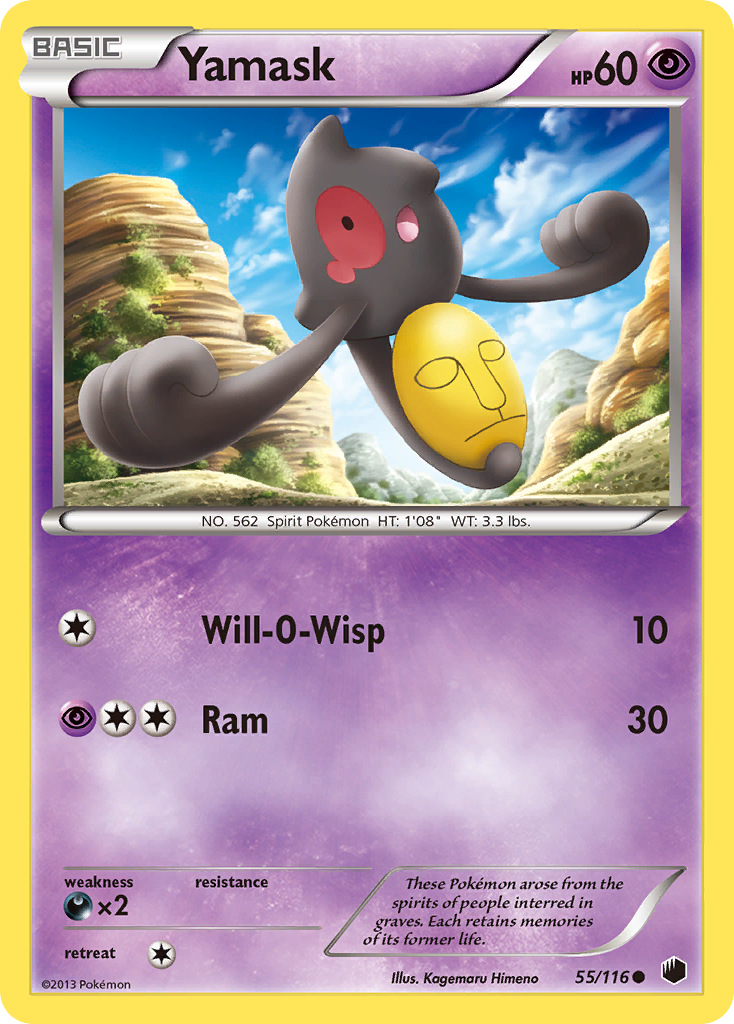 Yamask (55/116) [Black & White: Plasma Freeze] | Gamers Paradise