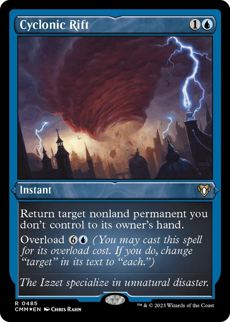 Cyclonic Rift (Foil Etched) [Commander Masters] | Gamers Paradise