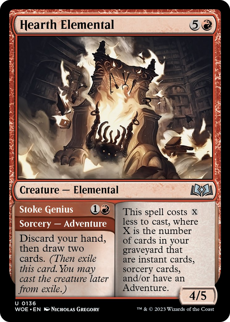 Hearth Elemental // Stoke Genius [Wilds of Eldraine] | Gamers Paradise