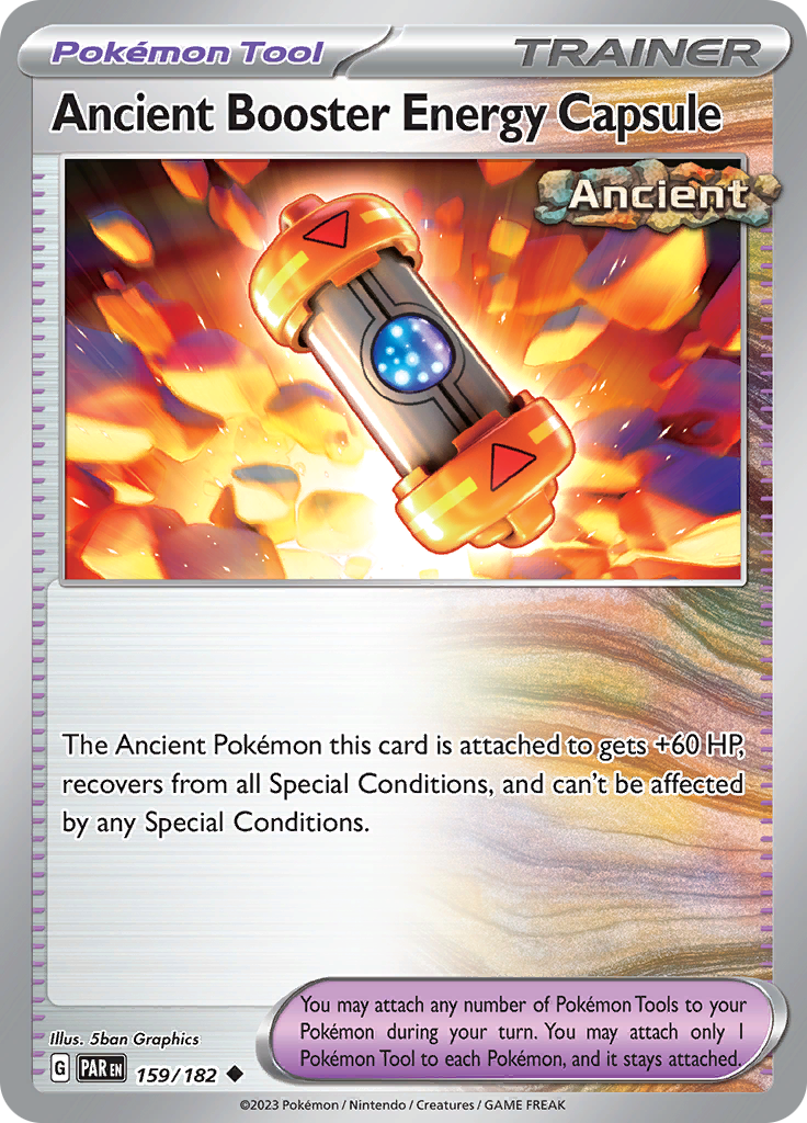 Ancient Booster Energy Capsule (159/182) [Scarlet & Violet: Paradox Rift] | Gamers Paradise