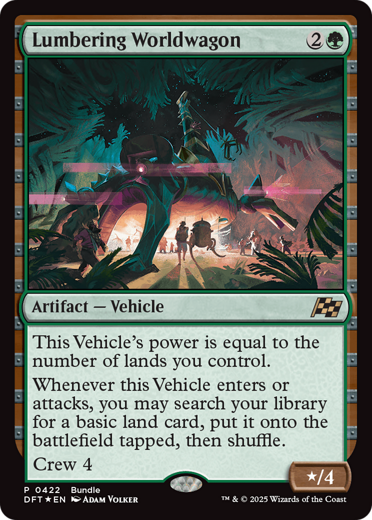 Lumbering Worldwagon (Bundle) [Aetherdrift Promos] | Gamers Paradise