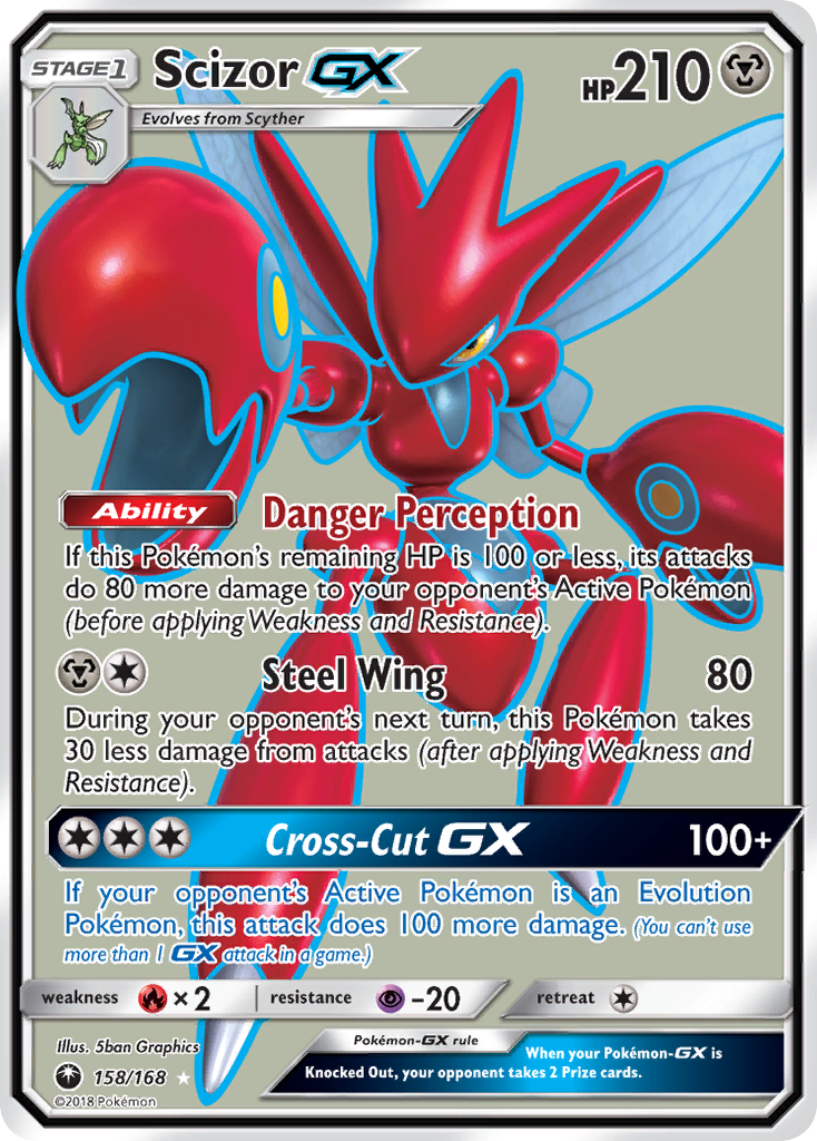 Scizor GX (158/168) [Sun & Moon: Celestial Storm] | Gamers Paradise