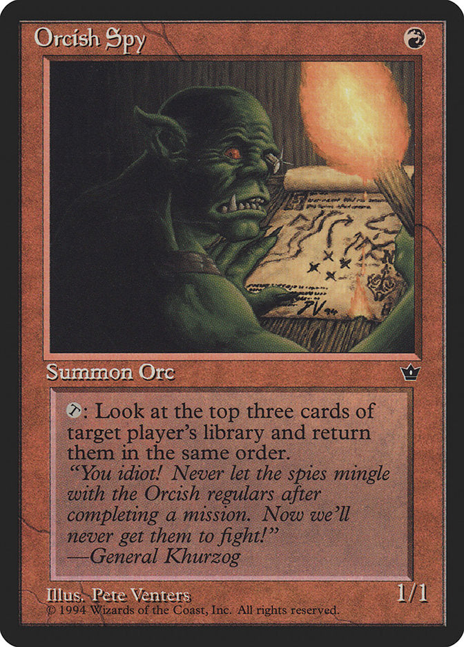 Orcish Spy (Pete Venters) [Fallen Empires] | Gamers Paradise