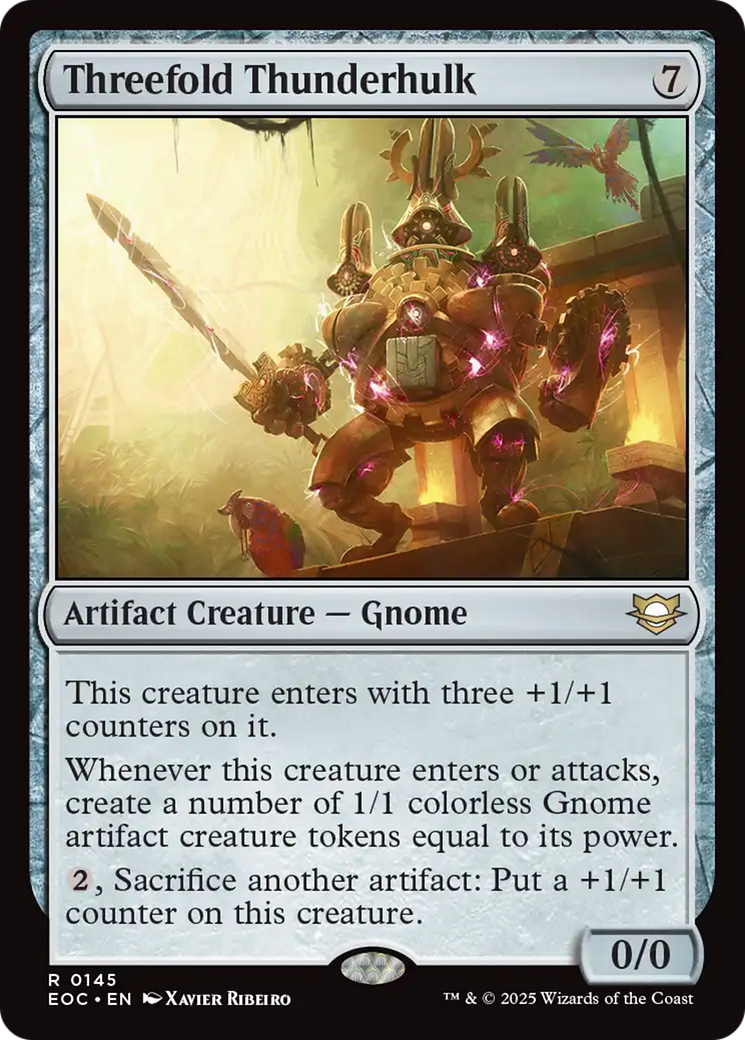 Threefold Thunderhulk [Edge of Eternities Commander] | Gamers Paradise