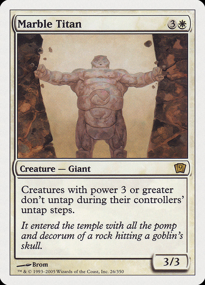 Marble Titan [Ninth Edition] | Gamers Paradise