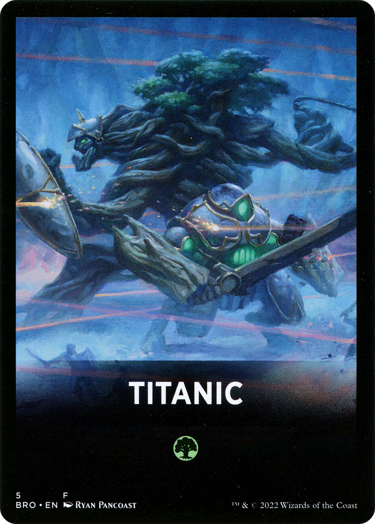 Titanic Theme Card [The Brothers' War Tokens] | Gamers Paradise