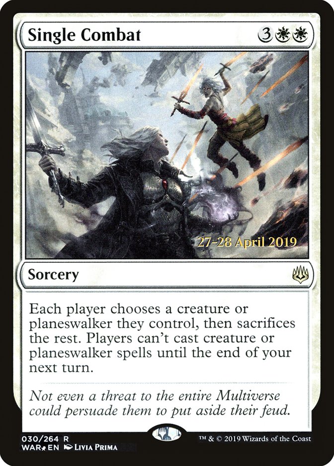 Single Combat [War of the Spark Prerelease Promos] | Gamers Paradise