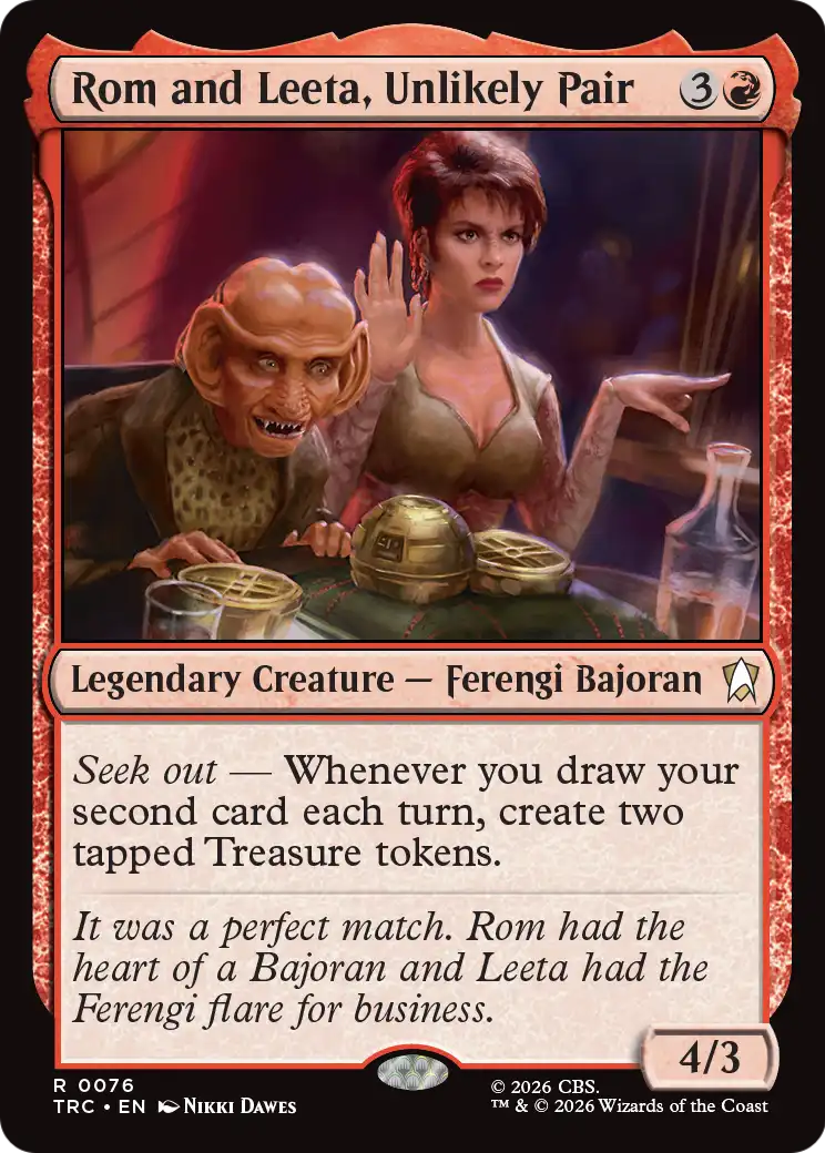 Rom and Leeta, Unlikely Pair [Star Trek Commander] | Gamers Paradise