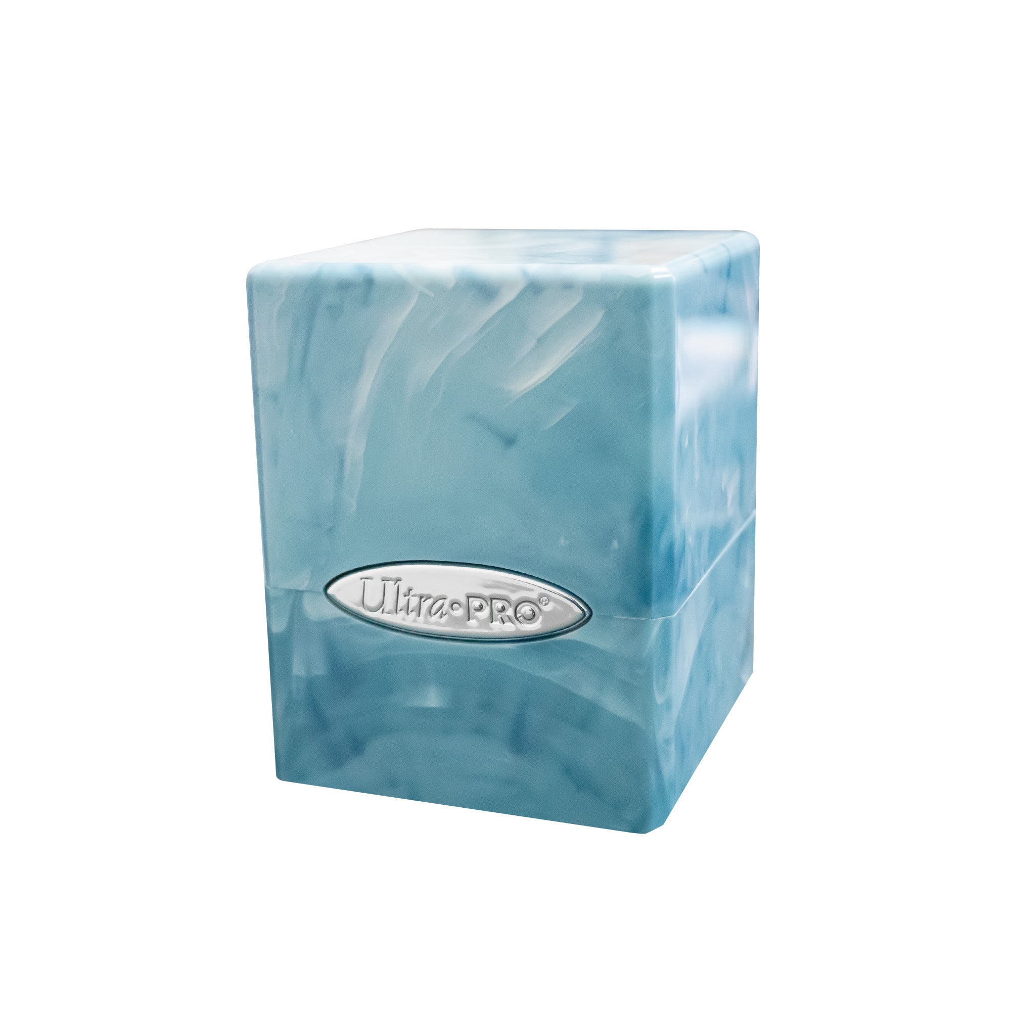 Ultra PRO: Marble Satin Cube - Light Blue and White | Gamers Paradise