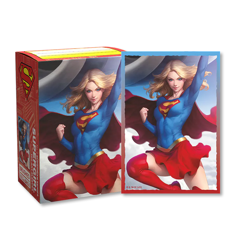 Dragon Shield: Standard 100ct Sleeves - Supergirl (Superman Series) | Gamers Paradise