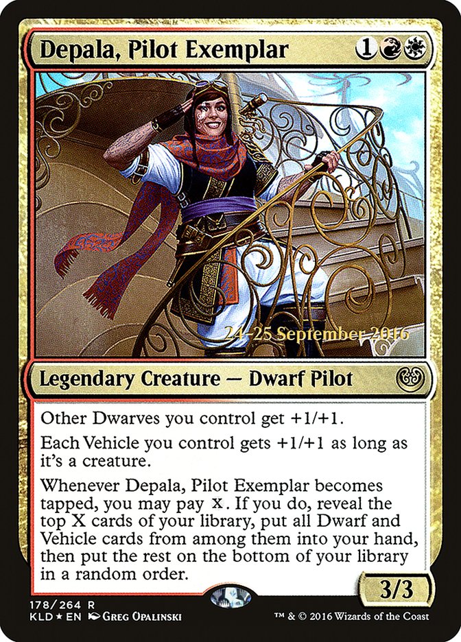 Depala, Pilot Exemplar [Kaladesh Prerelease Promos] | Gamers Paradise