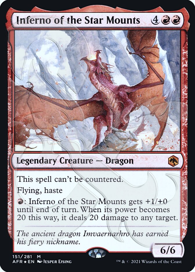 Inferno of the Star Mounts (Ampersand Promo) [Dungeons & Dragons: Adventures in the Forgotten Realms Promos] | Gamers Paradise