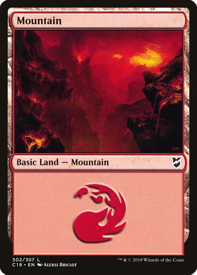 Mountain (302) [Commander 2018] | Gamers Paradise