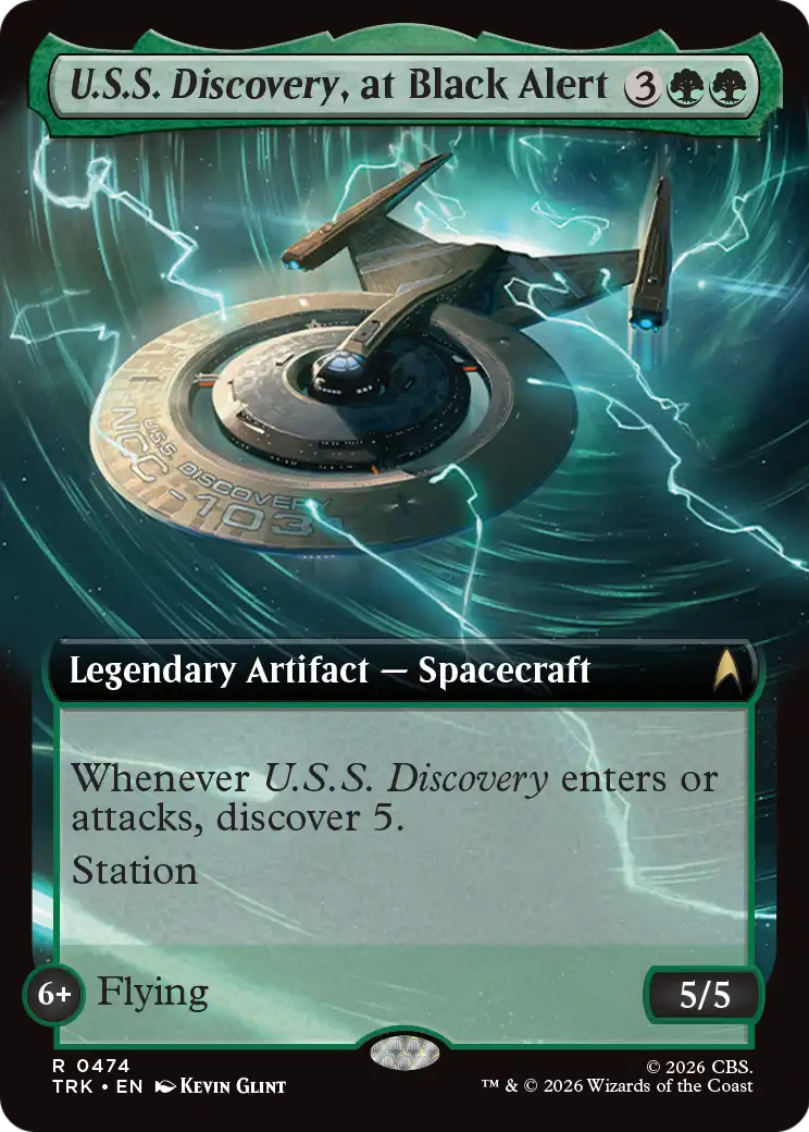 U.S.S. Discovery, at Black Alert (Extended Art) [Star Trek] | Gamers Paradise