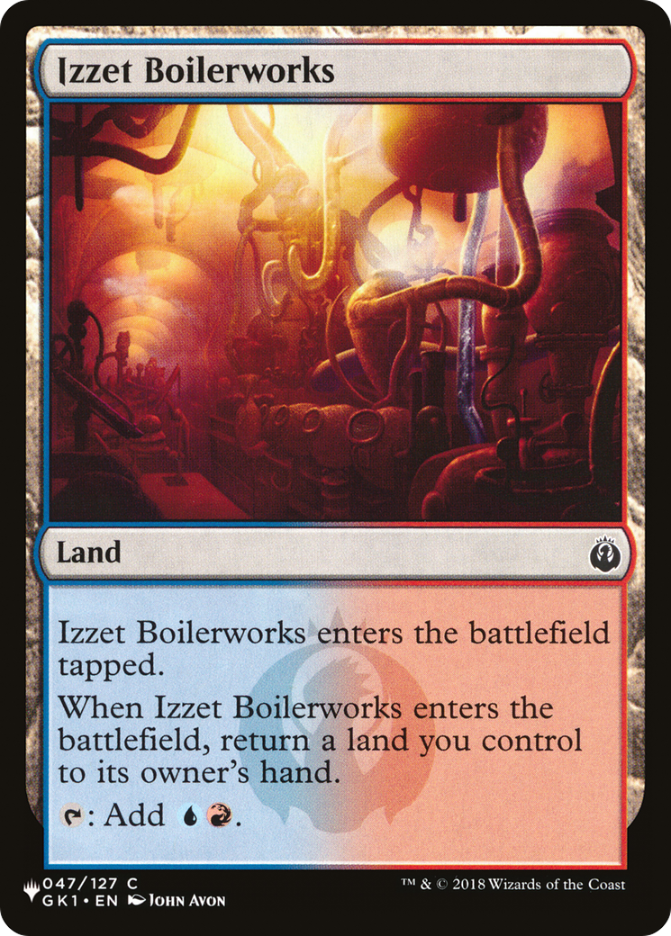 Izzet Boilerworks (GK1) [The List Reprints] | Gamers Paradise