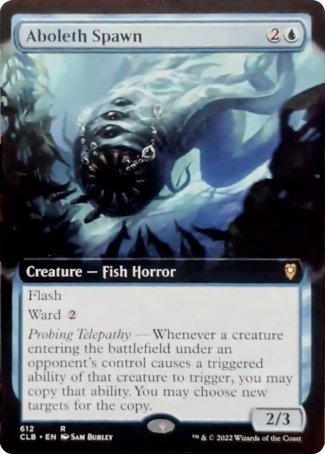 Aboleth Spawn (Extended Art) [Commander Legends: Battle for Baldur's Gate] | Gamers Paradise