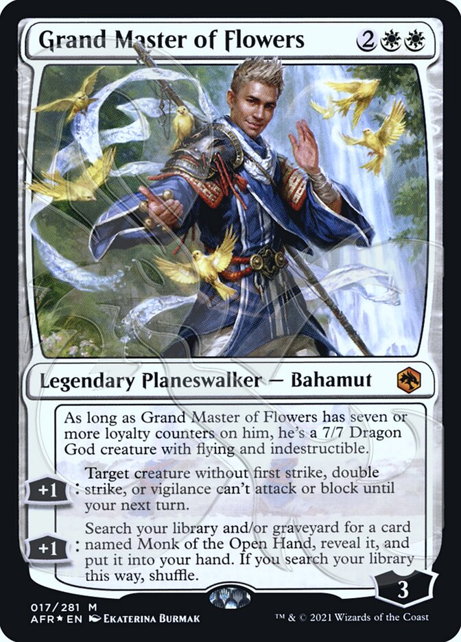 Grand Master of Flowers (Ampersand Promo) [Dungeons & Dragons: Adventures in the Forgotten Realms Promos] | Gamers Paradise