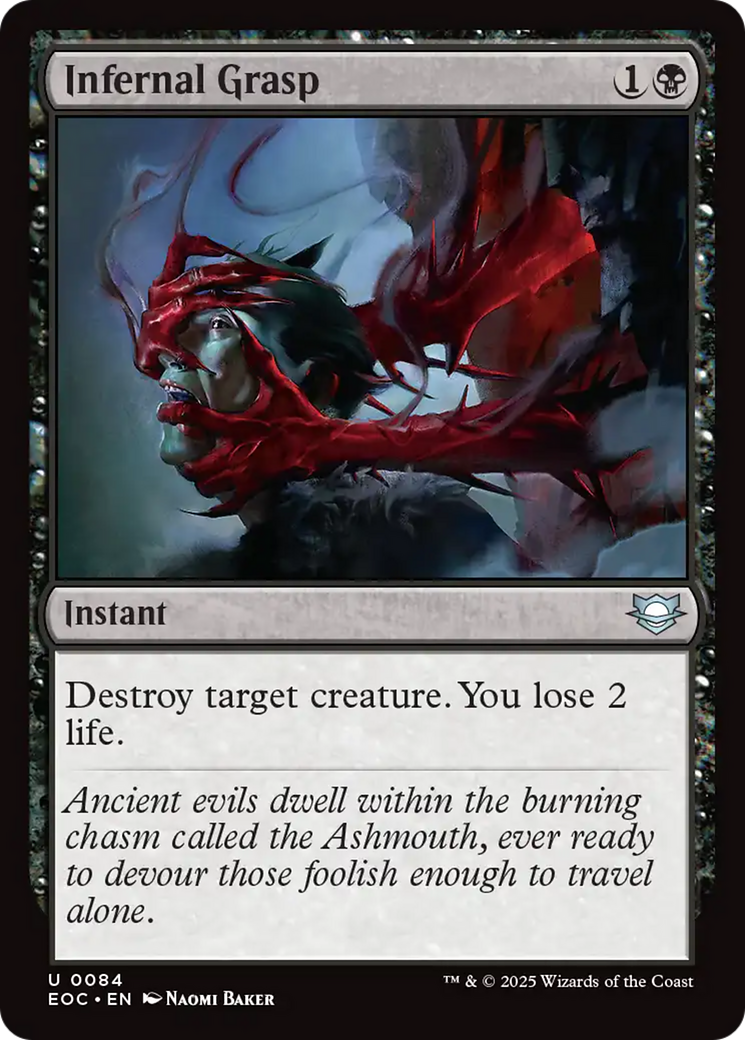 Infernal Grasp [Edge of Eternities Commander] | Gamers Paradise