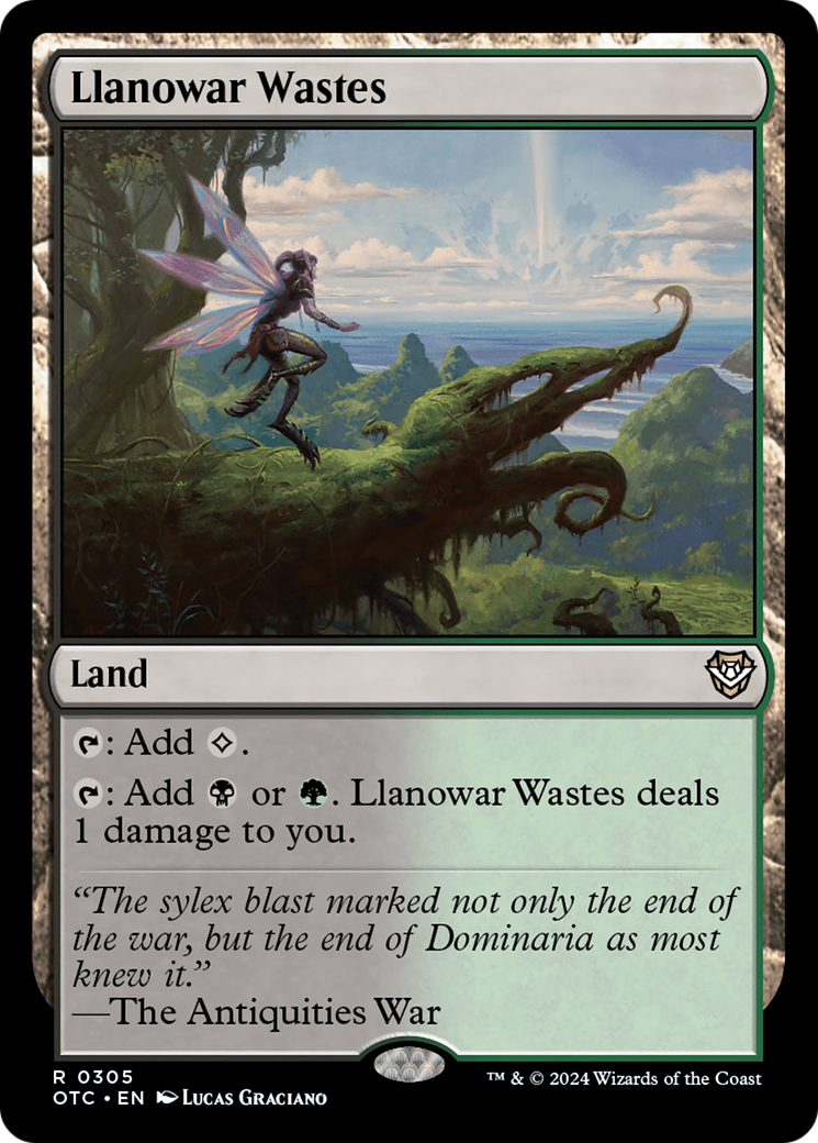 Llanowar Wastes [Outlaws of Thunder Junction Commander] | Gamers Paradise