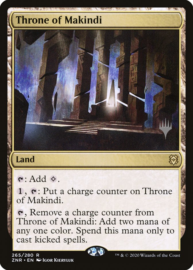 Throne of Makindi (Promo Pack) [Zendikar Rising Promos] | Gamers Paradise