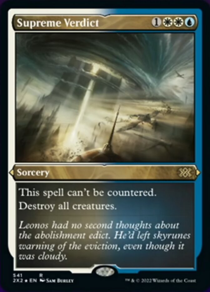 Supreme Verdict (Foil Etched) [Double Masters 2022] | Gamers Paradise