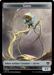 Soldier // Servo Double-Sided Token [Commander Masters Tokens] | Gamers Paradise