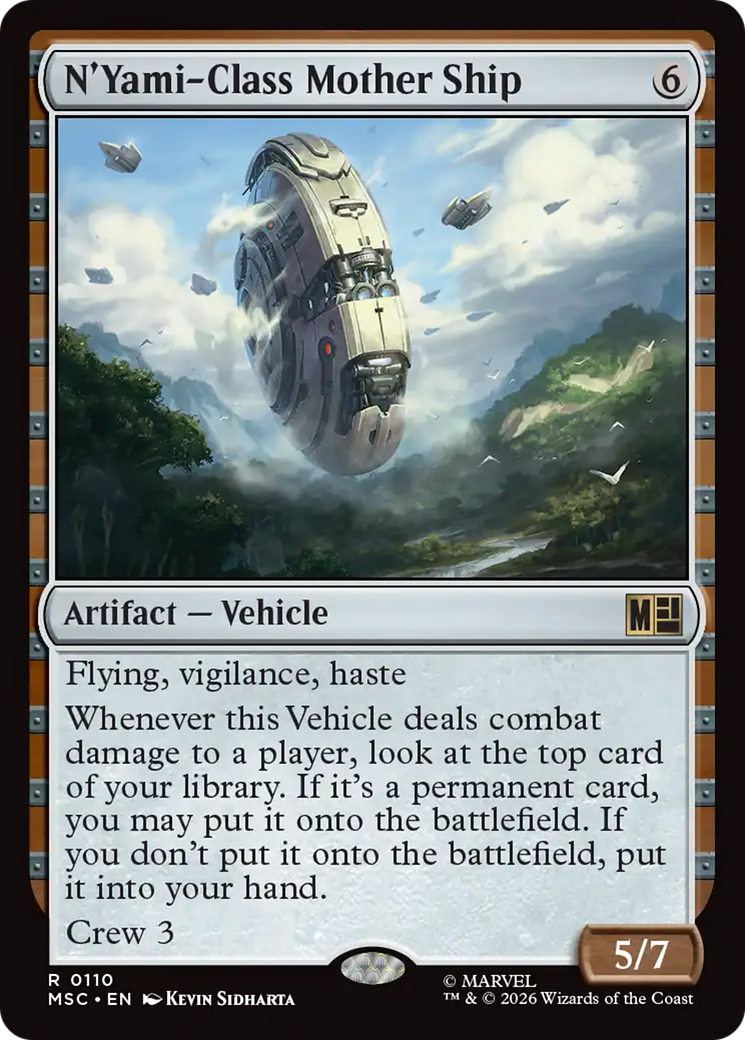 N'Yami-Class Mother Ship (Surge Foil) [Marvel Super Heroes Commander] | Gamers Paradise