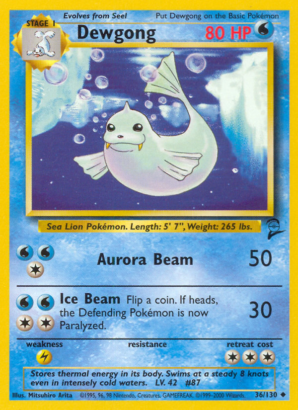 Dewgong (36/130) [Base Set 2] | Gamers Paradise