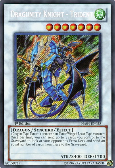 Dragunity Knight - Trident [HA04-EN028] Secret Rare | Gamers Paradise