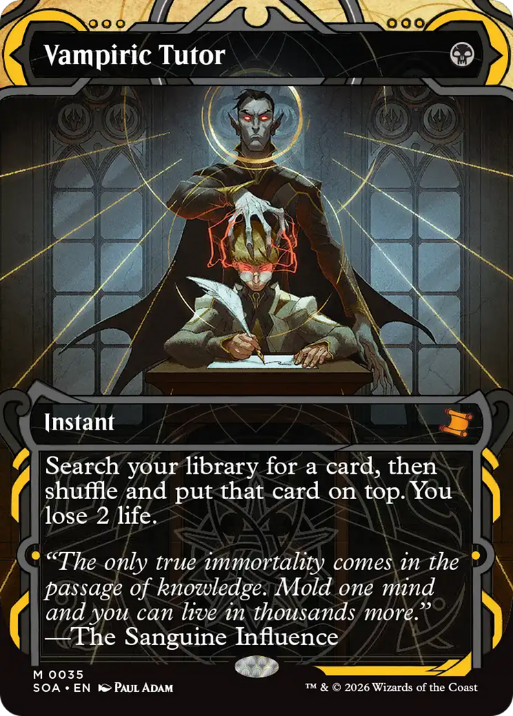 Vampiric Tutor [Secrets of Strixhaven: Mystical Archive] | Gamers Paradise