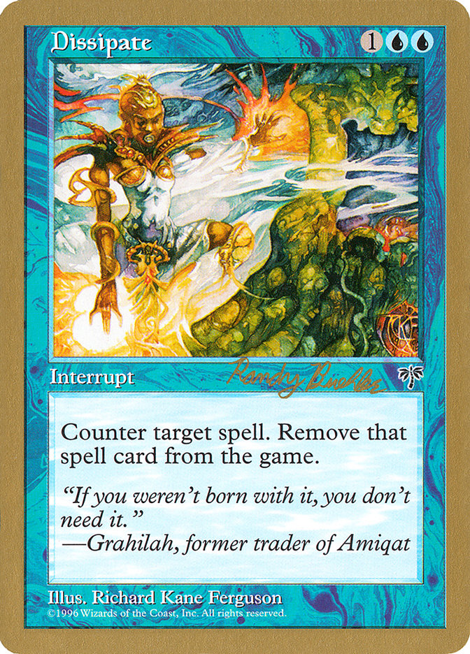 Dissipate (Randy Buehler) [World Championship Decks 1998] | Gamers Paradise
