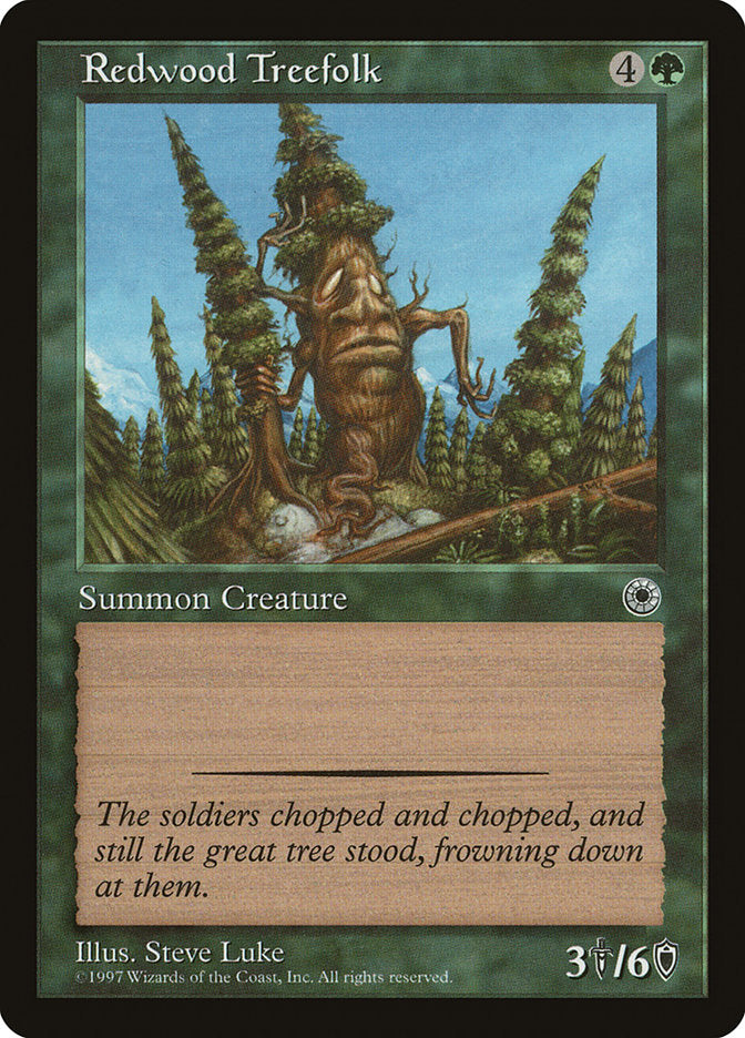 Redwood Treefolk [Portal] | Gamers Paradise