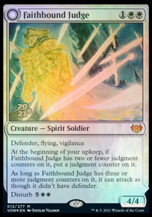 Faithbound Judge // Sinner's Judgment [Innistrad: Crimson Vow Prerelease Promos] | Gamers Paradise