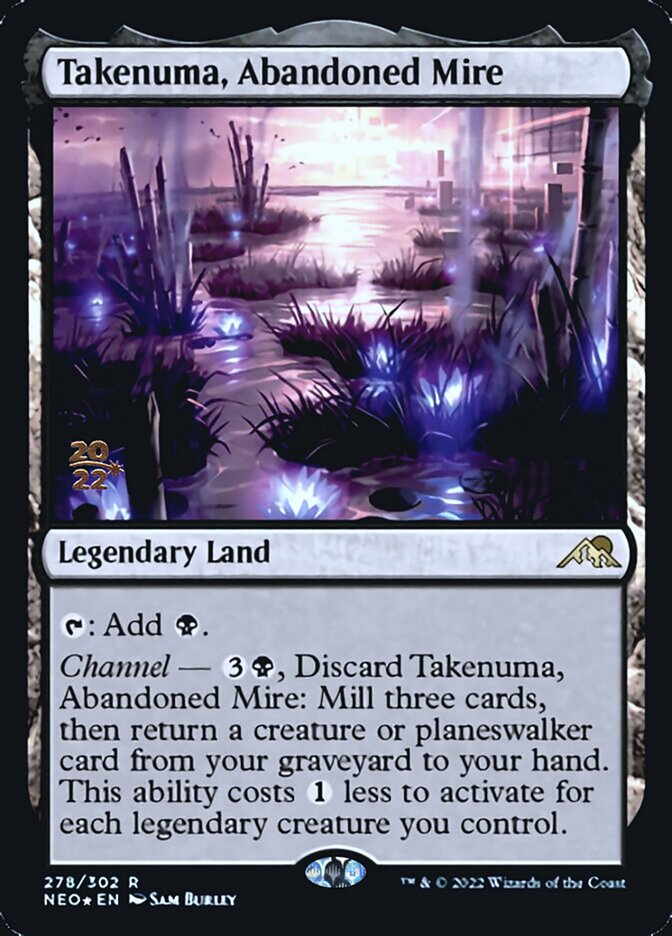 Takenuma, Abandoned Mire [Kamigawa: Neon Dynasty Prerelease Promos] | Gamers Paradise