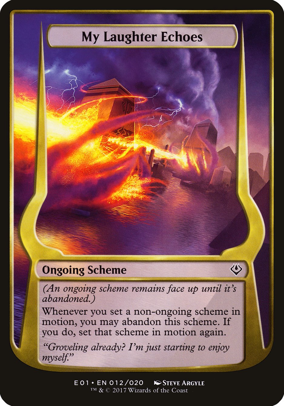 My Laughter Echoes (Schemes) [Archenemy: Nicol Bolas Schemes] | Gamers Paradise
