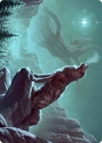 Sarulf's Packmate Art Card [Kaldheim Art Series] | Gamers Paradise