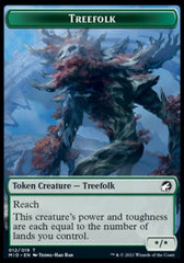 Zombie (005) // Treefolk Double-Sided Token [Innistrad: Midnight Hunt Tokens] | Gamers Paradise