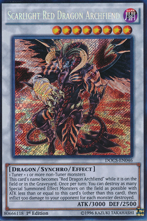 Scarlight Red Dragon Archfiend [DOCS-EN046] Secret Rare | Gamers Paradise