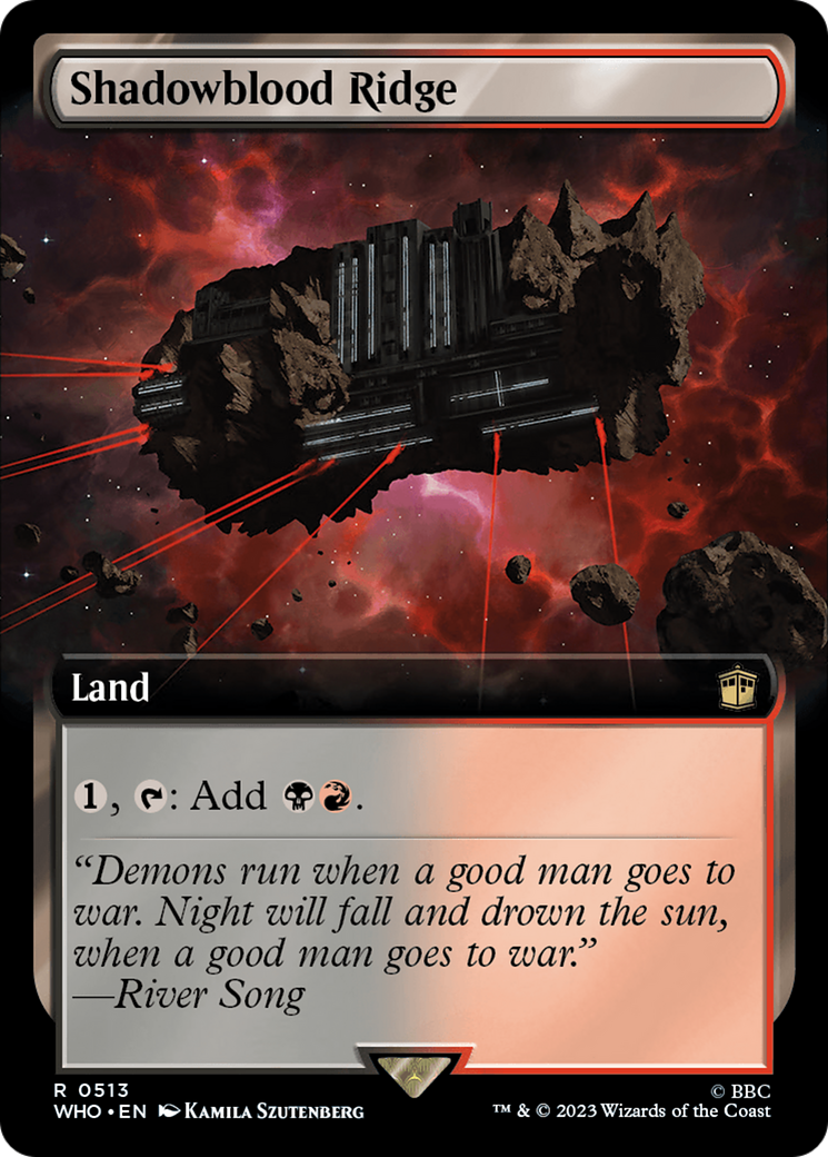 Shadowblood Ridge (Extended Art) [Doctor Who] | Gamers Paradise