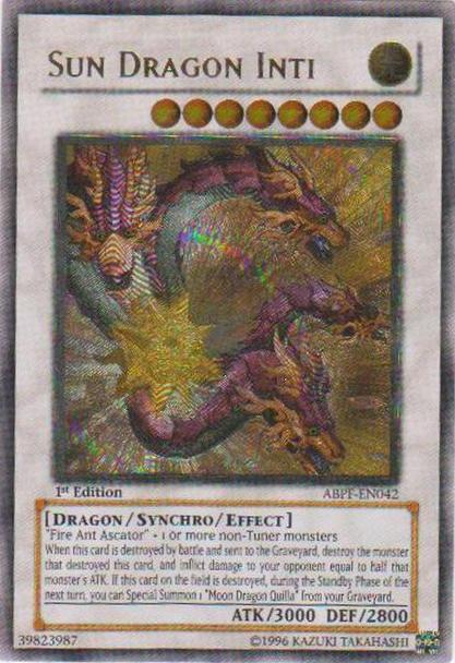 Sun Dragon Inti [ABPF-EN042] Ultimate Rare | Gamers Paradise