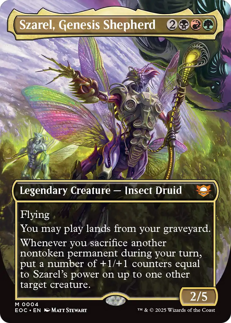 Szarel, Genesis Shepherd (Borderless) [Edge of Eternities Commander] | Gamers Paradise