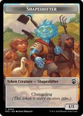 Shapeshifter (0004) // Copy Double-Sided Token [Modern Horizons 3 Commander Tokens] | Gamers Paradise