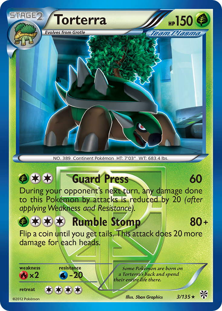 Torterra (3/135) [Black & White: Plasma Storm] | Gamers Paradise