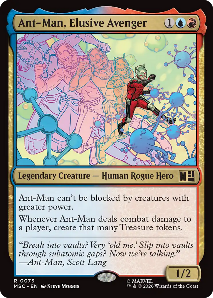 Ant-Man, Elusive Avenger (Surge Foil) [Marvel Super Heroes Commander] | Gamers Paradise